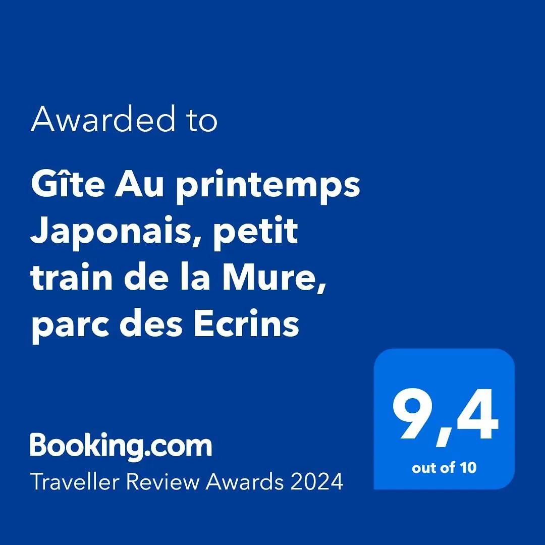 بيت للعطل Gite Au Printemps Japonais, Petit Train De La Mure, Parc Des Ecrins Pierre-Chatel فرنسا